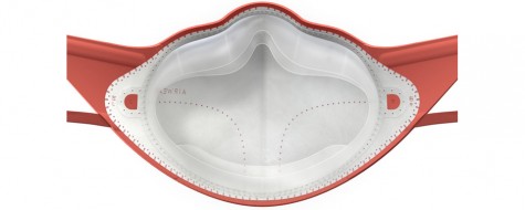 Маска для очищення повітря Xiaomi Mi Home (Mijia) AirWear Mask Red (SCY4001RT)